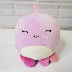 Adorable Squishmallow Mini Pink Octopus 5" Davina Plush Stuffed Animal Ornament